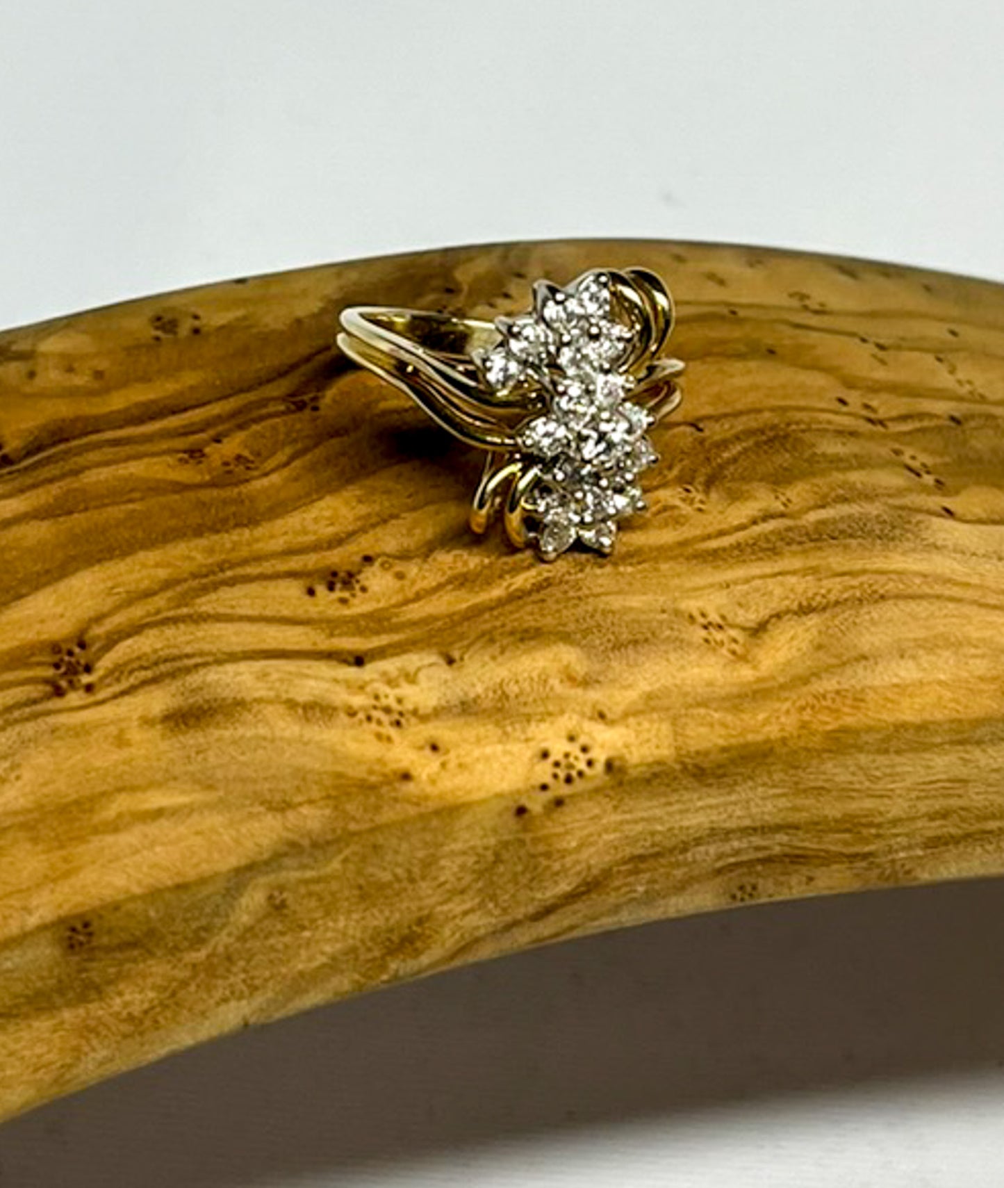 1.4 Carat Antique Cluster or Natural Diamonds