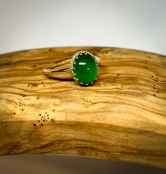 1.2 Carat Crown Mount Jade